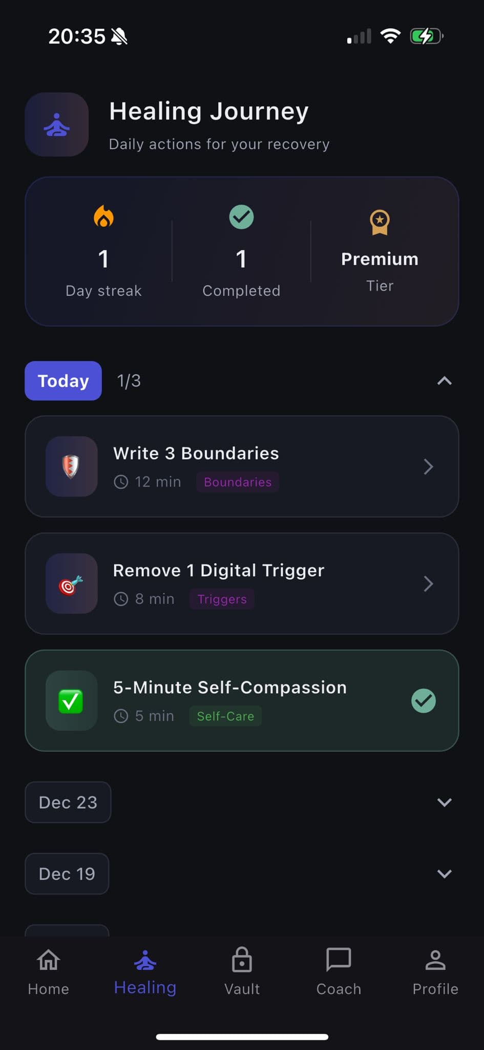 Small steps that lead to big breakthroughs.